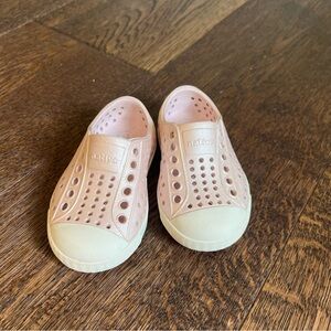 Native Kids Shoes - Pink Slip-On Sneakers